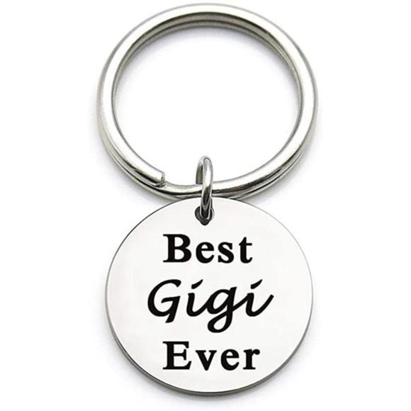 Keyring Gift For Grandmother | Best Gigi Ever Keychain |  Gigi Love Metal Gifts - Picture 4 of 7